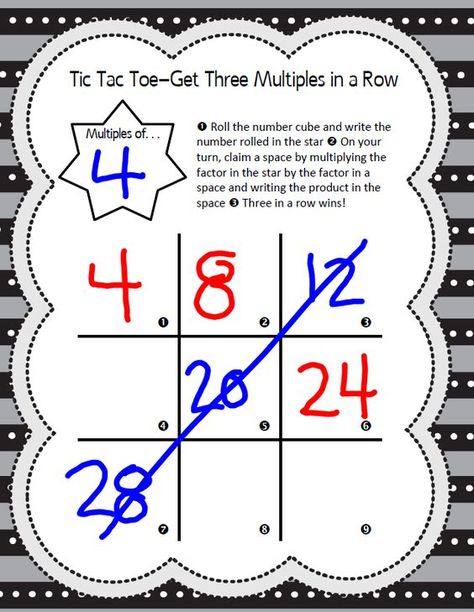 Math Coach, Math Multiplication, Fourth Grade Math, Math Intervention, Fun Math Games, Tic Tac Toe Game, Math Tutor, Third Grade Math, Homeschool Math