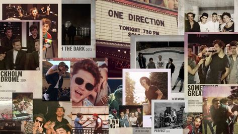 One Direction Collage Wallpaper Laptop, 1d Laptop Wallpaper Aesthetic, One Direction Wallpaper Laptop Aesthetic, 5sos Macbook Wallpaper, One Direction Macbook Wallpaper, Wallpaper Pc Vintage Retro, 5sos Laptop Wallpaper, One Direction Collage Wallpaper, 1d Laptop Wallpaper