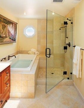 Bathroom Tub Shower Combo, Half Bathroom Remodel, Simple Bathroom Remodel, Bathroom Tub Shower, Eclectic Bathroom, Small Remodel, Bathroom Remodel Shower, Tub Shower Combo, Tub Shower