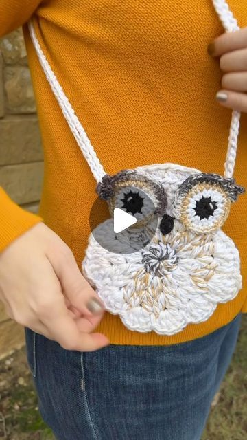 Oh Me Oh My Crochet on Instagram: "These purses are a HOOT! 🦉 The Owl Pattern Collection includes the pattern for this cute owl purse as well as an owl appliqué 🦉 Check the link in our bio 🔗

This little purse is perfect for a child or as a small bag for a teen/adult! The color combinations are endless and both two-tone & multicolor instructions are included. 

#crochet #crochetowl #crochetowlbag #owlbag #owlpurse #giftideas #crochetpattern #crochetlove #crochetaddict #yarn #yarnlove #handmade #crochetersofinstagram" Owl Purse, Owl Applique, Owl Bag, Owl Pattern, Crochet Owl, Owl Patterns, Pattern Collection, Cute Owl, A Teen