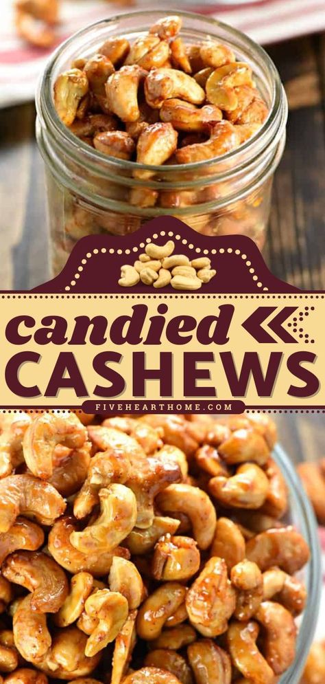 Candied Cashews, Cashew Recipes, Honey Chipotle, Watching Football, Snack Mix Recipes, Nut Recipes, Party Snack, Tailgate Food, Spicy Snacks