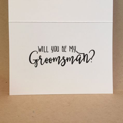 Will You Be My Groomsman Card Best Man Card Groomsmen Cards Just Got Real: Handmade Groomsman Info Card, Best Man Proposal Card, Best Man Invitation, Groomsmen Cards, Be My Groomsman Card, Groomsman Card, Groomsman Proposal, Man Card, Man Of Honour