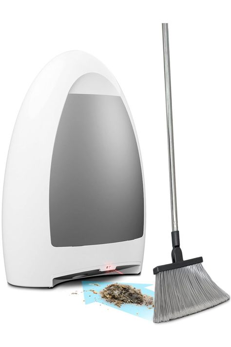 Great for Sweeping Pet Hair Food Dirt Kitchen - Ultra Fast & Powerful, Corded Canister Vacuum, Bagless, Automatic Sensors, 1000 Watt (White) Kitchen Vacuum, Canister Vacuum, Dust Pan, Vacuum Accessories, Cleaning Appliances, Hair Food, Cat Litter, Vacuums, Cleaning Solutions