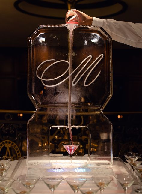 Monogrammed Ice Luge / As You Wish Events / Sarah Donaldson Photography / Dallas, TX Ice Sculpture Drink Luge, Ice Luge Party, Ice Luge Wedding, Sarah Donaldson, Resort Design Plan, Ice Luge, Brunch Table, Ice Sculpture, Event Stage