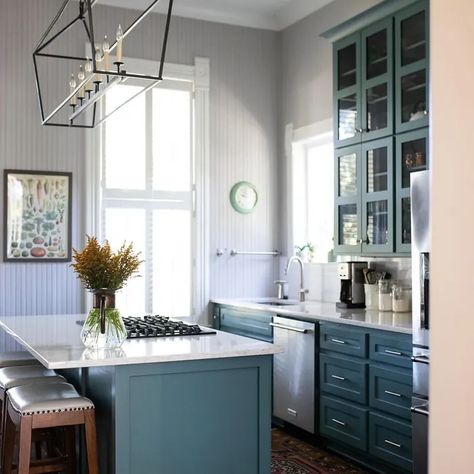 Teal Paint Color, Teal Paint Colors, Teal Paint, Decorating Advice, Interior Renovation, Bathroom Renos, Benjamin Moore, Real Pictures, Kitchen Inspirations