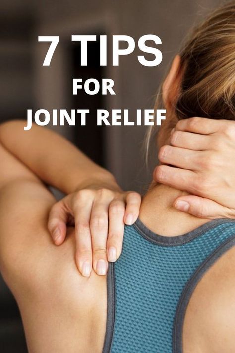 Here are seven ways to improve your joint health and relieve joint pain. Follow the Link for details! 1. Maintain a Healthy Weight 2. Get Moving 3. Build Muscle 4. Play It Safe 5. Opt for Low Impact Movements 6. Take Your Vitamins 7. Reduce Inflammation Sore Joints Remedies, Take Your Vitamins, Sore Muscle Relief, Joints Pain Relief, Healthy Liver, Natural Pain Relief, Hip Pain, Shoulder Pain, Knee Pain