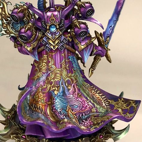 Warhammer Freehand, Slaanesh Space Marines, Thousand Sons 40k, Chaos Cultist, Custom Chaos Space Marines, Warhammer 40k Slaanesh Space Marine, Warhammer 40k Thousand Sons Miniatures, Warhammer Tabletop, Warhammer 40k Chaos Space Marines Miniatures