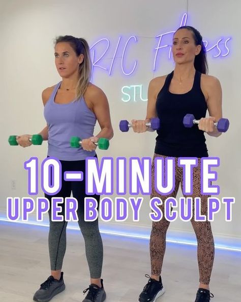 R/C Fitness | Home Workouts on Instagram: "🤩Grab a set of light dumbbells (2 or 3 lbs.) for this 10-minute complete upper body sculpting workout!💕

✅ 10 exercises
✅ 30 seconds each straight through
✅ Repeat X2

Like 👍🏻 • SAVE 📌 • SHARE 👭
•
•
•
•
•
•
•
#upperbodyworkout #upperbody #armsworkout #shoulderworkout #bodygoals #workout #fitnessmotivation #quickworkout #fitspiration #exercise #workoutsforwomen #busymom #getfit #workoutroutine #workoutideas #rcfitnessofficial" Body Sculpting Workouts, Yoga For Seniors, Fitness Home, Breast Workout, Weight Training Workouts, Workout Moves, Weight Workout Plan, Home Workouts, Fitness Workout For Women