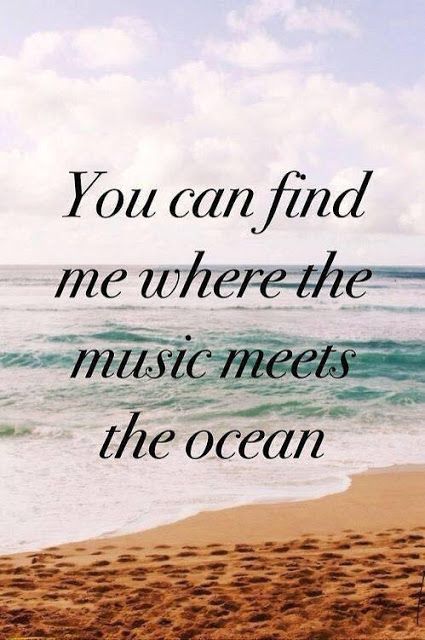 Ocean Quotes, I Love The Beach, Beach Quotes, A Quote, Music Quotes, Music Lyrics, Travel Quotes, The Words, Beautiful Words