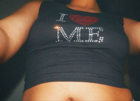 2000s Bedazzled Shirt, Bedazzled Clothes Diy, Rhinestone Clothes Diy, Bedazzled Clothes, Y2k Rhinestone Top, Diy Rhinestone Shirt, Bedazzled Shirt, Peter Mcpoland, Bedazzled Top