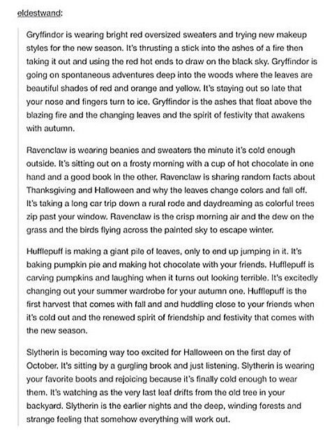 Further confirming my mixed Ravenclaw/Slytherin sorting. Autumn Hogwarts, Ravenclaw Traits, Ravenclaw And Slytherin, Sirius Black Remus Lupin, Granger Hermione, Hermione Draco, Ravenclaw Gryffindor, Hufflepuff Slytherin, Ravenclaw Slytherin