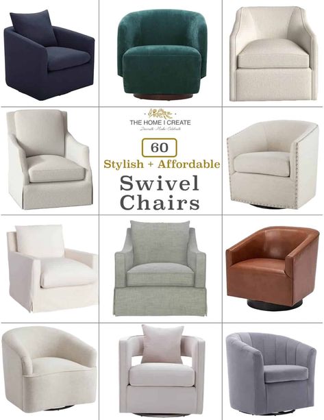 60 Stylish Swivel Chairs For The Living Room In 2022