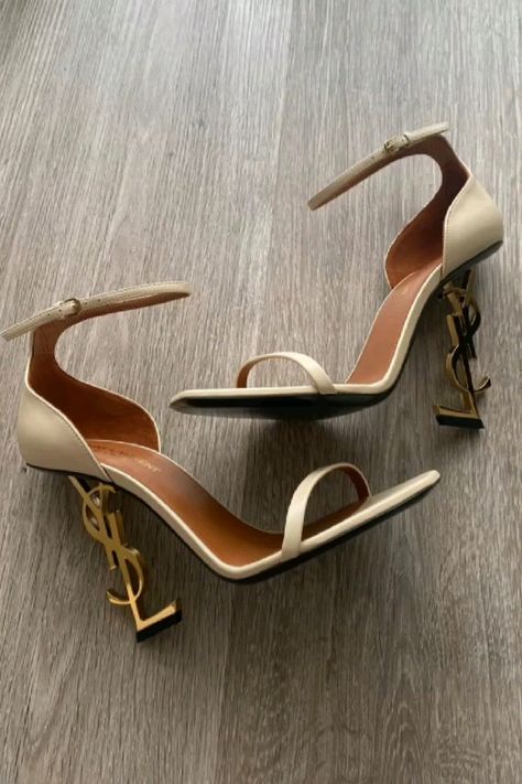 Yves Saint Laurent Heels, Saint Laurent Heels, Fashion Shoes Heels, Shoes Heels Classy, Ysl Heels, Cute Shoes Heels, Yves Saint Laurent Shoes, Fantastic Shoes, Shoes World