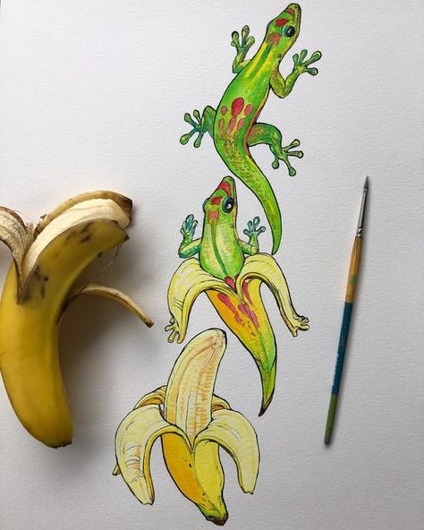 Sequential Drawing, Noel Badges Pugh, Metamorphosis Art, Hybrid Art, A Level Art Sketchbook, Banana Art, Insect Art, October 5, A Level Art