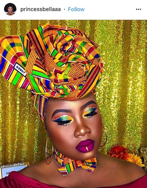 African Makeup Ideas, Carnival Makeup Ideas, African Makeup, Diva Makeup, Korean Beauty Tips, Carnival Makeup, Make Up Ideas, Pride Makeup, Makeup Is Life