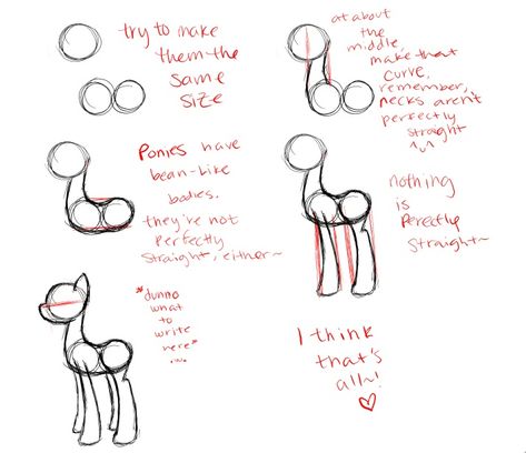 Pony Body Tutorial by blackcat027.deviantart.com on @DeviantArt Pony Tutorial Drawing, How To Draw Mlp Base, Mlp Anatomy Reference, How To Draw My Little Pony Step By Step, How To Draw Ponies Mlp, Mlp Drawing Tutorial, Pony Drawing Tutorial, How To Draw A Pony, How To Draw Pony