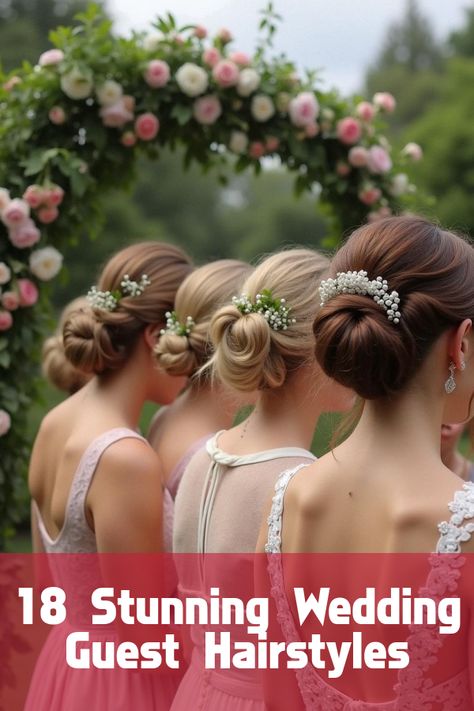 Did you know that the perfect wedding guest hairstyle can make or break your look? Dive into our ultimate guide full of stunning ideas for long, short, and medium hair. Whether you're rocking an updo, curls, or something in between, find the style that’ll turn heads. Explore 18 breathtaking photos and get inspired for the big day. Don’t miss out on the latest trends and tips to nail that perfect hairstyle! Hairstyle Wedding Guest, Updo Curls, Guest Hairstyles, Trendy Braids, Guest Hair, Hairstyle Wedding, Elegant Updos, Wedding Guest Hairstyles, Perfect Hairstyle