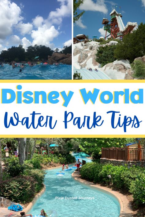 Water Park Tips, Disney World Water Parks, Disney Water Parks, Water Rides, Typhoon Lagoon, Disney World For Adults, Disney World Secrets, Disney On A Budget, Blizzard Beach