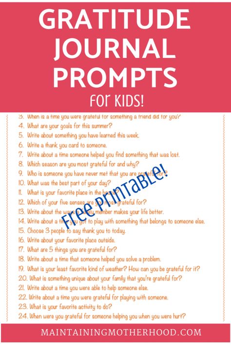 Summer Journal Prompts for Kids! – Maintaining Motherhood Summer Journal Prompts, Journal Prompts For Kids, Daily Gratitude Journal, Summer Journal, Gratitude Journal Prompts, Gratitude Challenge, Cool Journals, Serving Others, Daily Gratitude