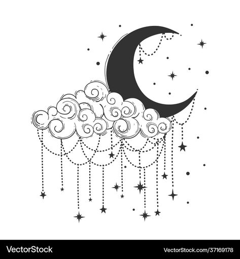 Ancient Astronomy, Boho Tattoo, Celestial Symbols, Celestial Tattoo, Alchemy Art, Tattoo Vector, Moon Vector, Boho Tattoos, Line Artwork