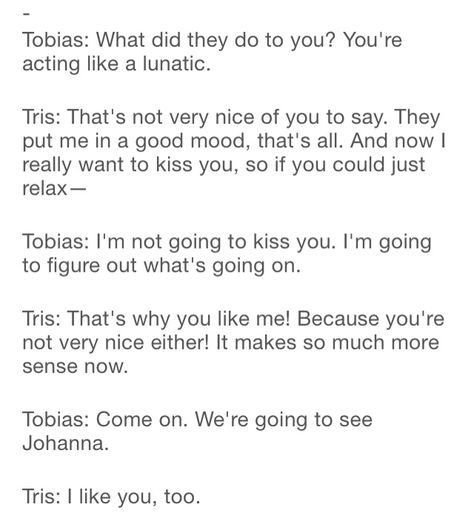 Favourite scene in insurgent• when Tris was high on peace serum Tris And Tobias, Divergent Four, Tragic Love Stories, Divergent Insurgent Allegiant, Divergent Series, Science Fiction Novels, Allegiant, Insurgent, Book Stuff