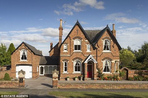 Built to last: Victorian homes stand the test of time - and are a good investment, say experts | Daily Mail Online Victorian Homes Uk, Victorian Stone House, Victorian House Uk, Victorian Detached House Uk, Victorian Homes London, Victorian Garage, Victorian House London, Gothic Revival House, Victorian Era Homes