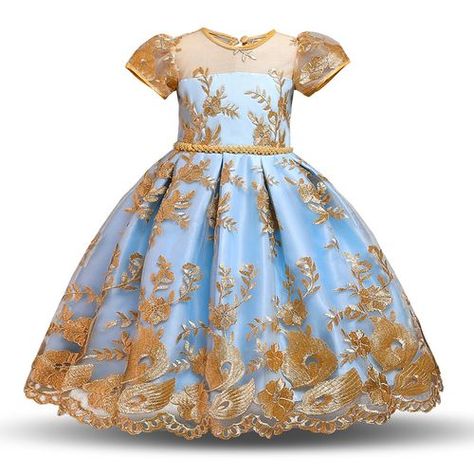 Dinner Party Dress, Flower Girls Dresses, Kids Party Dresses, Baby Skirt, Floral Skater Dress, Wedding Party Dress, Princess Wedding, Gowns With Sleeves, Princess Style