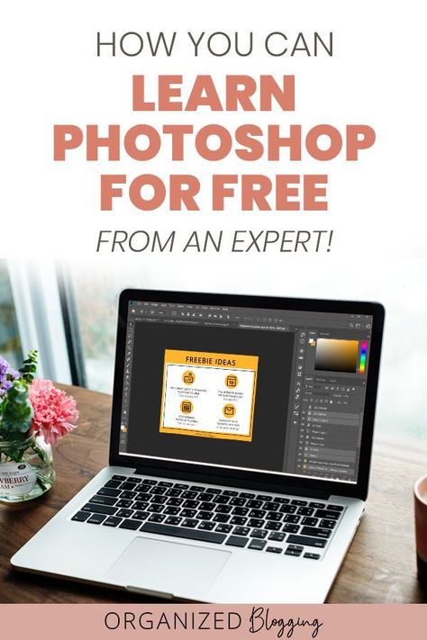 If you are trying to improve your graphic design skills, then I can't wait to show you my favorite hack to learn Photoshop for free, from an expert! I also shared how to use Photoshop on the cheap. This online tutorial taught me everything I needed to know to make better graphics for my blog, including keyboard shortcuts and awesome pictures. #photoshop #blog #howtoblog #graphicdesign Graphic Design Skills, Inkscape Tutorials, Photoshop Course, Learn Photoshop, Beginner Photo Editing, How To Use Photoshop, Photoshop Pics, Photography Photoshop, Learning Graphic Design