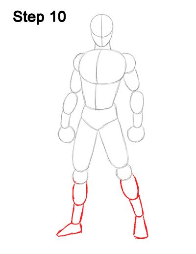 Spider-Man Drawing 10 Body Anatomy Drawing Step By Step, Spider Man Body Drawing, Spider Man Drawing Reference, Drawing Body Shapes, Spiderman Drawing Reference, Spider Man Drawing, Man Full Body, Kartu Pokemon, Man Drawing