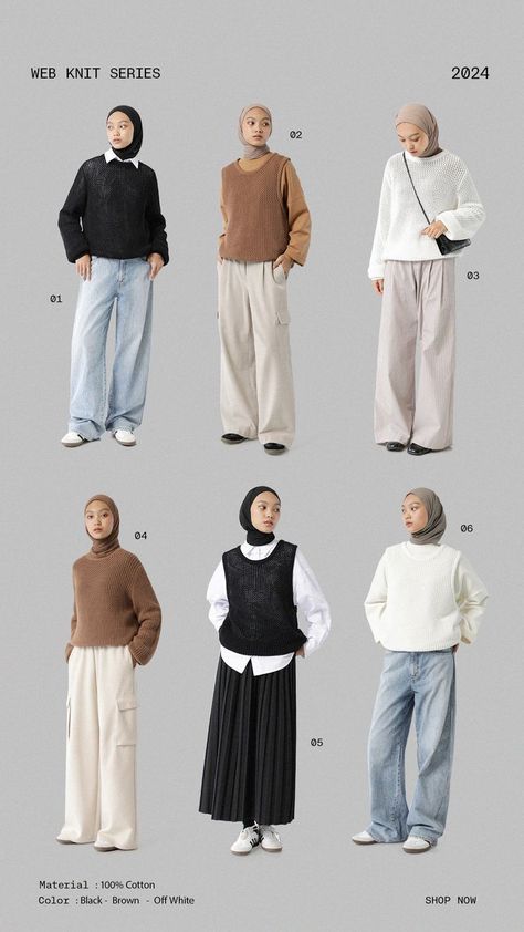 Modest Student Outfits, Outfit Muslimah Ideas, Outfit Ideas For Women Hijab, Muslimah Outfit Casual, Casual Muslimah Outfit, Hijab Capsule Wardrobe, Cool Hijabi Outfits, Hijab Modest Outfits, Modest Outfits Muslim Casual