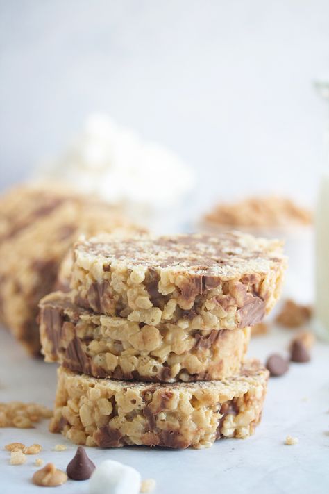 Whatchamacallit Bars, Toffee Bars Recipe, Sour Cream Biscuits, Gluten Free Marshmallows, Toffee Bars, Cream Biscuits, Peanut Butter Chips, Milk Chocolate Chips, Brownie Bar