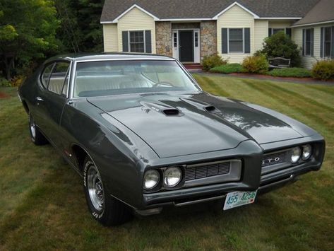 Challenger Car, 1968 Pontiac Gto, Antique Cars For Sale, Junkyard Cars, Gto Car, Pontiac Gto For Sale, Hot Rods Cars Muscle, Pontiac Lemans, Pontiac Cars