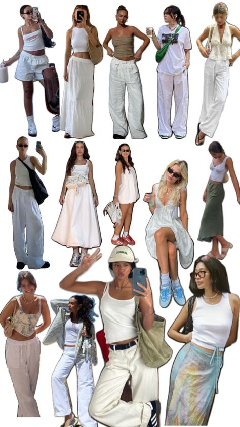 Chill Night Out Outfit, Summer Chill Outfits, Chill Summer Outfit, Chill Night, Capsule Wardrobe Casual, Estilo Hippy, Dressy Casual Outfits, White Clothes, Estilo Hippie