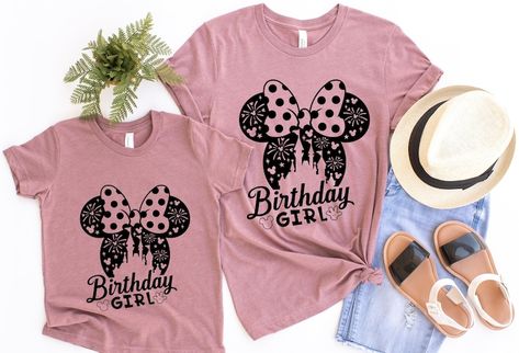 Birthday Girl Disney Shirt, Birthday Shirt For Women, Girls Disney Shirts, It's My Birthday Shirt, Disney Birthday Shirt, Mother Days Gift, Custom Made T Shirts, Family Birthday Shirts, Disney Trip Planning