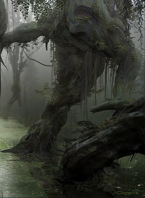 Swamp Siren Aesthetic, Swamp Hag Aesthetic, Bayou Aesthetic, Cryptid Oc, Swamp Core, Creature Aesthetic, Swamp Aesthetic, Swamp Painting, Haunted Swamp