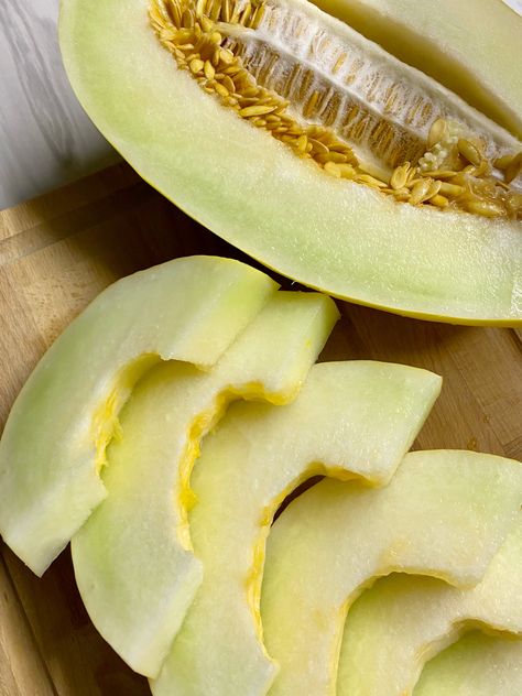 #melon Honeydew Melon Aesthetic, Melon Aesthetic, Ovulation Phase, Green Melon, Tummy Ache, Honeydew Melon, Day Day, Cool Food, Citrus Fruits