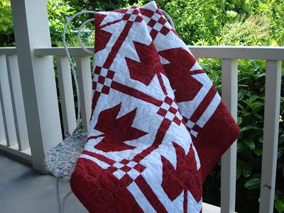 Quilts Canada, Canadian Quilts, Farmers Wife, Two Color Quilts, White Quilts, Red And White Quilts, Happy Canada Day, Patriotic Quilts, Quilt Of Valor