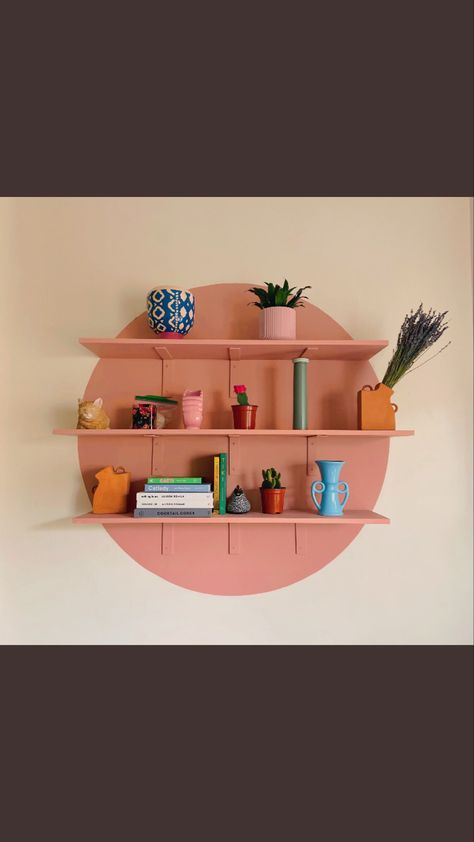 Circle Shelves, Colorful Kids Bedroom, Playroom Mural, Puppy Room, Design Studio Workspace, 귀여운 음식 그림, Girl Bedroom Decor, Cute Room Decor, House Interior Decor