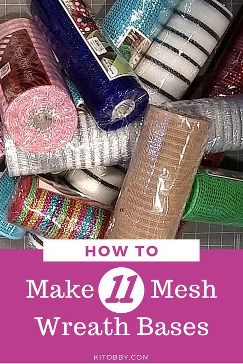 Curly Mesh Wreath Tutorial, Making A Deco Mesh Wreath, Making Door Wreaths, Wreaths For Beginners, Different Types Of Deco Mesh Wreaths, Diy Wreath With Mesh, Deco Mesh Wreath Techniques, How To Make A Christmas Ribbon Wreath, Different Mesh Wreath Techniques