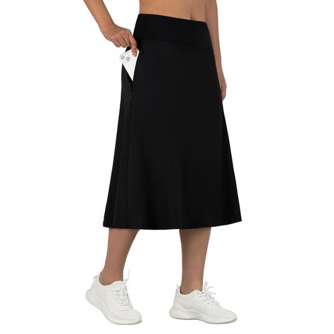 PRICES MAY VARY. Skorts skirts for women with pockets materials: Womens skort is made of lightweight, breathable, quick dry fabric. UPF50+ fabrics provide all-day comfort for you and protect you from UV ray. Skirts for women midi length: Womens summer skirts are 28 inches in length, below the knee, which offers more coverage and modest, skorts knee length are perfect for women who do not want to show all their legs. High waisted skorts skirt with shorts: women athletic tennis skirt skort design Skorts Skirts For Women, Long Skort, Athletic Tennis Skirt, Workout Skirt, Travel Skirt, Skirt With Shorts, Running Skirts, Modest Skirts, Midi Length Skirts