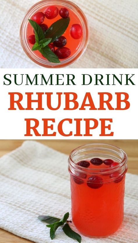 Rhubarb Juice Recipe, Rhubarb Drinks Summer, Rhubarb Drink Recipes, Rhubarb Drinks, Rhubarb Drinks Cocktails, Rhubarb Alcohol Recipes, Rhubarb Drink, Rhubarb Juice Concentrate, Rhubarb Cocktail Syrup