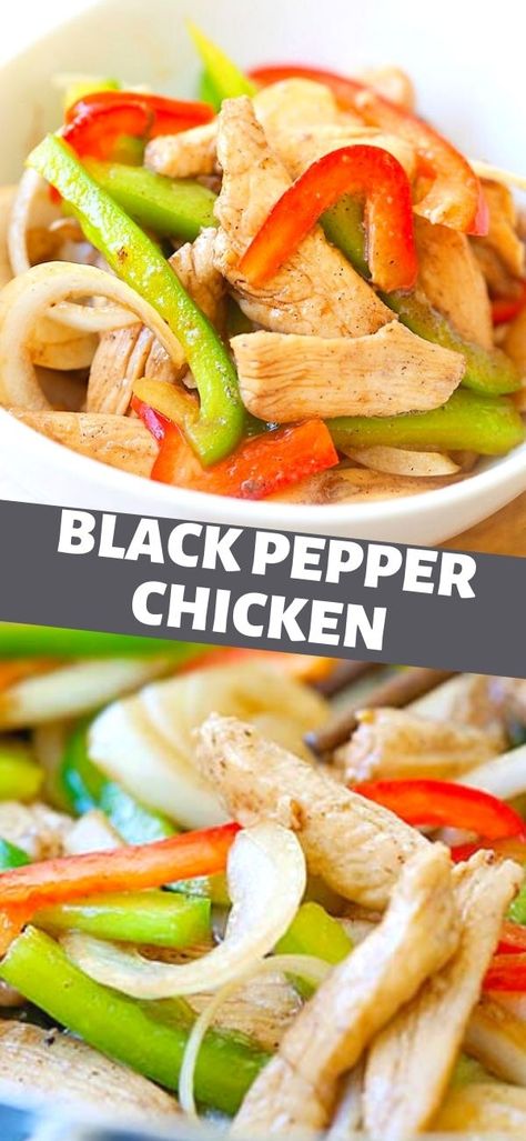 Chicken Onion Bell Pepper Recipe, Chicken With Green Peppers And Onions, Chicken And Bell Pepper Recipes Stir Fry, Chicken Onion Pepper Recipe, Chicken Peppers And Onions Stir Fry, Chicken And Bell Pepper Recipes Healthy, Chicken And Bell Pepper Recipes, Black Pepper Chicken Stir Fry, Easy Black Pepper Chicken