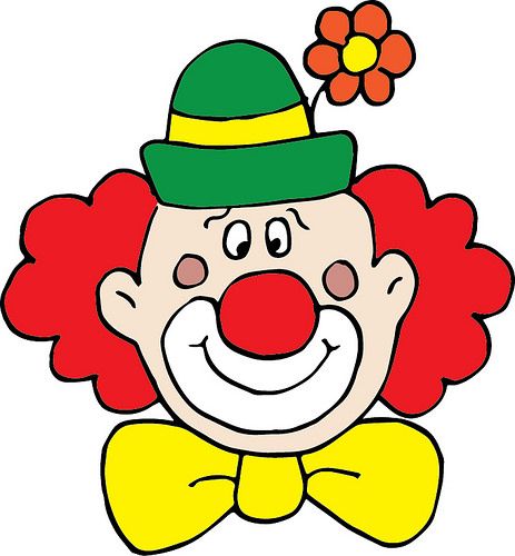 Simple Clown Face Drawing, Kids Drawing Projects, Clown Clipart, Halloween Luminaries, Clown Hat, Santa Claus Images, Face Template, Eid Cards, Send In The Clowns