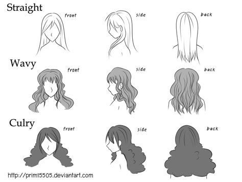 The difference hair by daFlique Anime Hairstyles Side Profile, How To Draw Hair Back View, Anime Hairstyles Side View, Female Hair Drawing Reference Side View, Long Hair Drawing Side View, How To Draw Hair On A Side Profile, Side Profile Long Hair Drawing, Side View Hairstyles Drawing, Side Profile Hairstyles Drawing