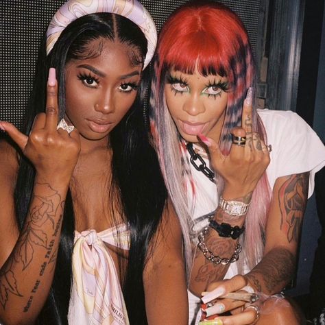 Flo Milli, Pink Y2k, Black Femininity, Bestie Goals, Female Rappers, Y2k Black, Black Power, Black Culture, Black Is Beautiful