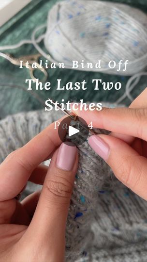 6.9K views · 445 reactions | Here is the last reel in the Italian Bind Off Series: how to work the last two stitches ⬇️

✨ Italian bind off works best for a 1x1 rib 

✨ To take the knit stitch off: put the needle through the first stitch on the needle as if to knit, then drop the stitch off the needle.

✨ Purl into the right leg of the first bound off stitch

✨ To take the purl stitch off: pull the needle through the first stitch on the needle as if to purl, then drop the stitch off the needle. 

✨ Knit into the left leg of the first bound of stitch

And that’s it!

On the needle:

📖: #ingridsweater junior by #petiteknit
🧶: #sandnesgarn #peergynt 

#knittinginspiration #knittersofinstagram #nevernotknitting #knitstagram #madetolast #slowfashion #knitting #knit #contemporaryknitwear #knit Contemporary Knitwear, Knitting Hacks, Knitting Tips, Purl Stitch, Bind Off, How To Work, Knit Stitch, Knitting Tutorial, Knitting Techniques