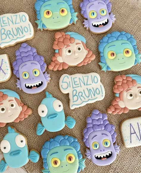 Luca Birthday, Disneyland Birthday, Disney Cookies, 5th Birthday Party Ideas, Disney Birthday Party, 1st Birthday Themes, 2nd Birthday Party Themes, Girl Birthday Decorations, Twin Birthday