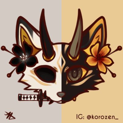 Create weird and beautiful onitsune masks (⁠◕⁠ᴗ⁠◕⁠✿⁠) Some color options are a bit chaotic, have fun exploring all of them, especially the eyes (⁠✧⁠Д⁠✧⁠) For personal use only please! You may use it for personal OCs. I recommend changing a bit the design to avoid duplicates, but that's up to you. Don't claim the art made by you and don't remove the signatures! Don't make adopts whit these, instead, use them as inspiration. It's ok to add some filters or editing a bit the final image, but stil Life Changing Website, Cool Websites Design, Masked Oc Art, Therian Picrew, Mask Design Art, Therian Art, Chibi Eyes, Puppet Ideas, Mask Maker