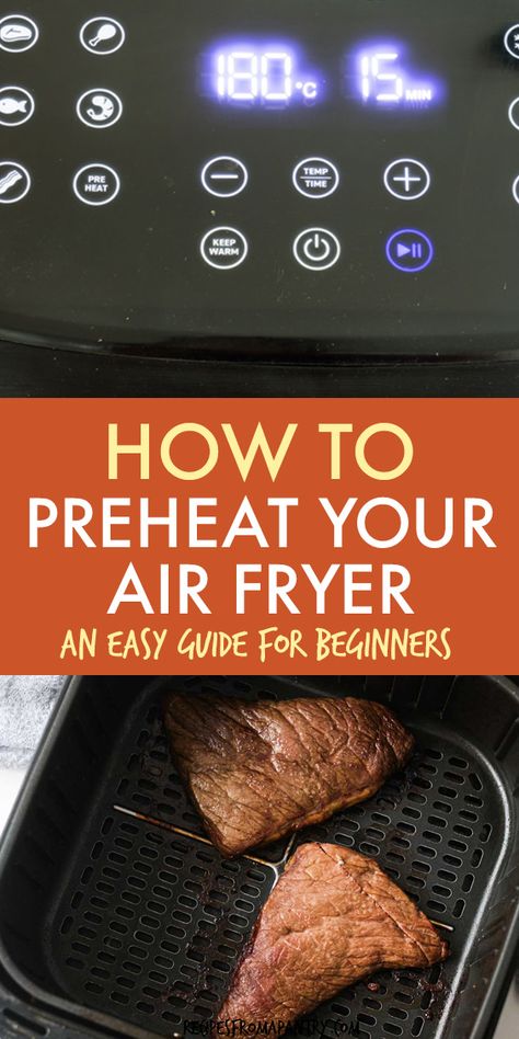 How To Preheat An Air Fryer, How To Use Air Fryer First Time, How To Use An Air Fryer, Chefman Air Fryer Recipes, Hot Air Fryer Recipes, Airfryer Bread, Air Fryer Tips, Phillips Air Fryer, Air Fryer Cooking