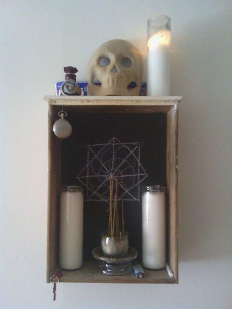 Small Altar Ideas, Simple Alter, Living Room Altar, Diy Alter, Shelf Altar, Room Altar, Wall Altar, Box Altar, Ancestor Altar